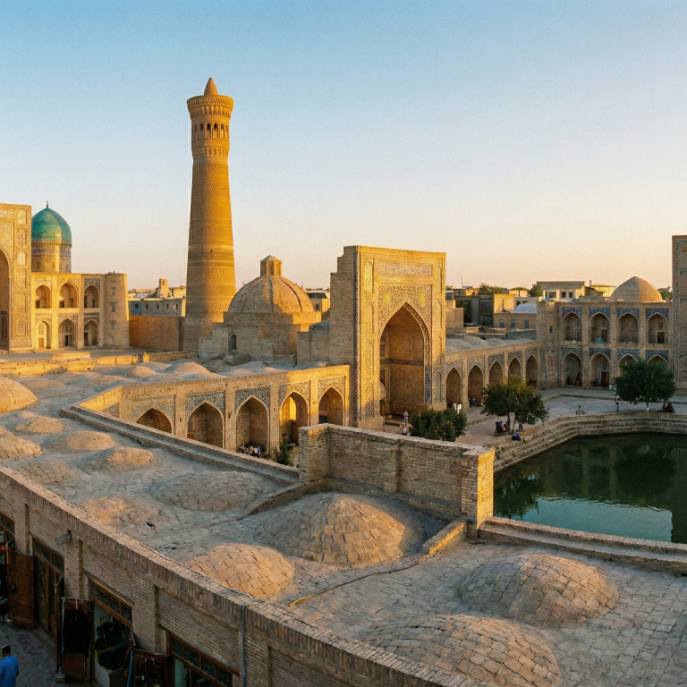 مرکز شهر بخارا؛ نگین درخشان جاده ابریشم در قلب آسیای مرکزی