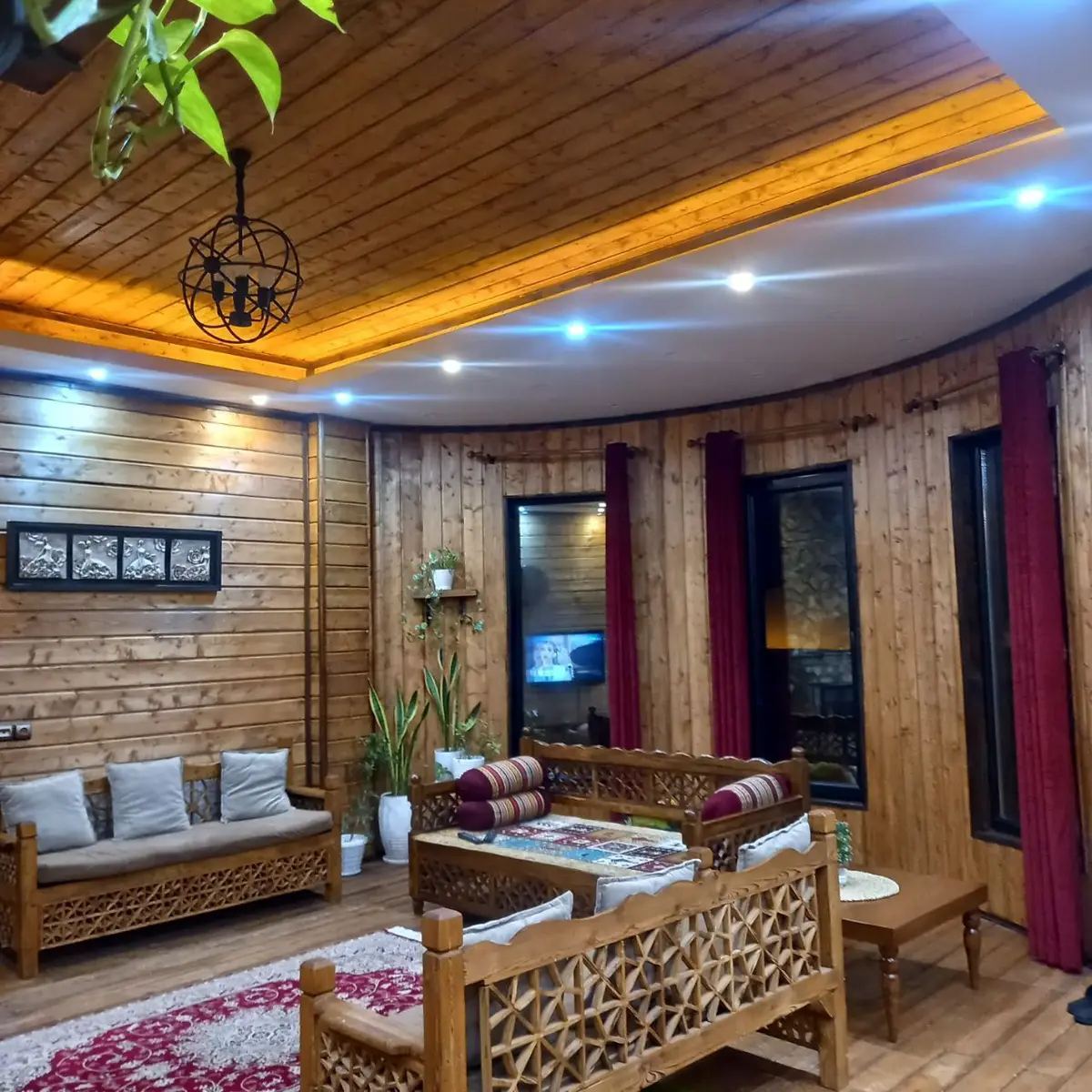 دوخوابه چوبی روناس - عکس ۲